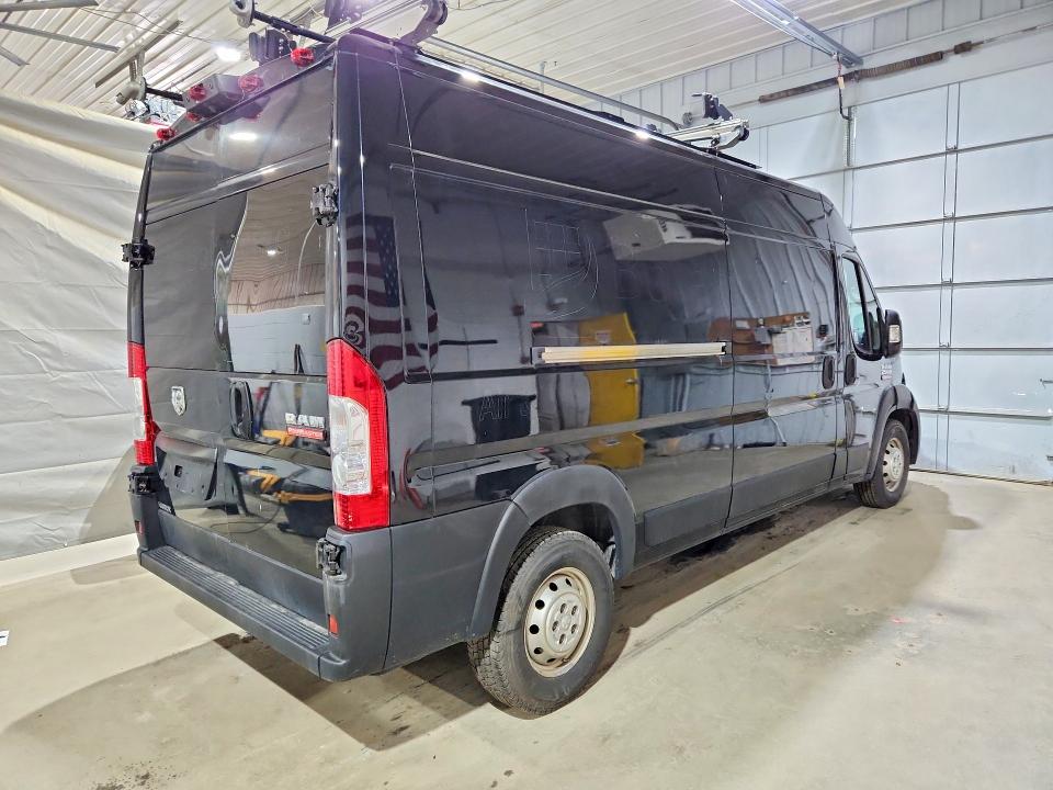 2021 Ram Promaster 2500 VIN 3C6LRVDG7ME518215 COPART salvage auction — FRONT END, Id - Salvage Certificate Of Title (P), sold $3,000 on 2026-07-09 (photo 3)