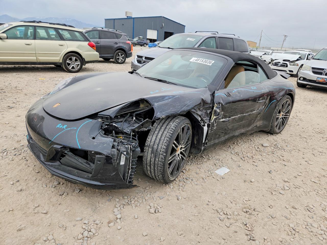 2017 Porsche 911 VIN WP0CA2A94HS141866 COPART salvage auction — Front End, UT - CERTIFICATE OF TITLE, sold $44,250 on 2026-07-03 (photo 1)