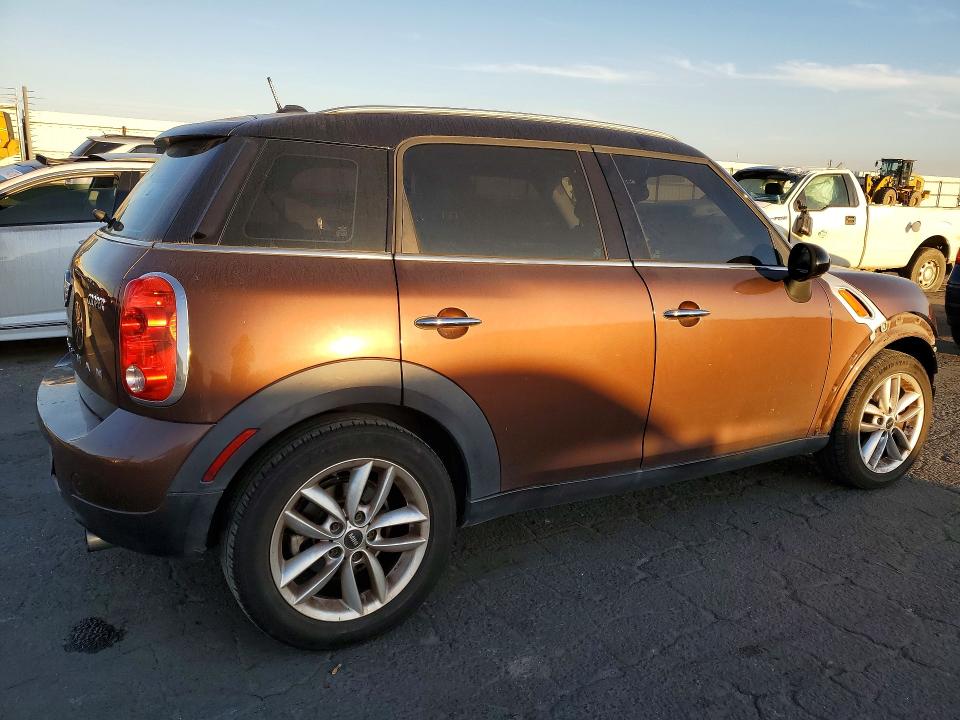 2014 Mini Cooper VIN WMWZB3C59EWR38929 COPART salvage auction — FRONT END, Salvage Title, sold $775 on 2026-07-13 (photo 3)