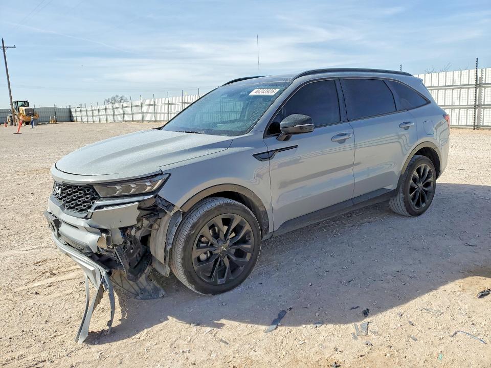 2023 Kia Sorento VIN 5XYRKDLF1PG200303 COPART salvage auction — FRONT END, Tx - Salvage Vehicle Title, sold $15 on 2026-07-22 (photo 1)