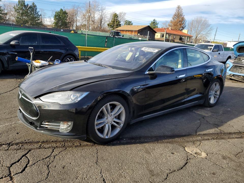 2013 Tesla VIN 5YJSA1CN1DFP16187 COPART salvage auction — FRONT END, Co - Public - Salvage Title, sold $2,600 on 2026-07-23 (photo 1)