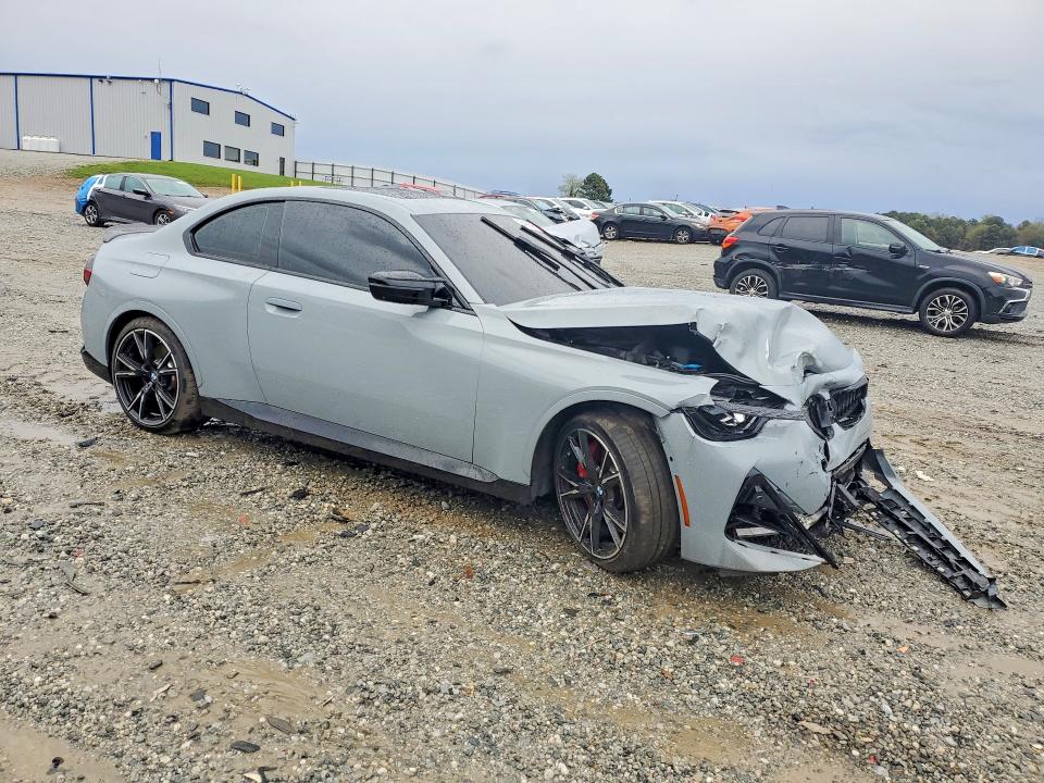 2024 BMW M240i VIN 3MW53CM05R8E14416 COPART salvage auction — Front End, GA - CERT OF TITLE-SALVAGE, sold $18,000 on 2026-06-03 (photo 4)