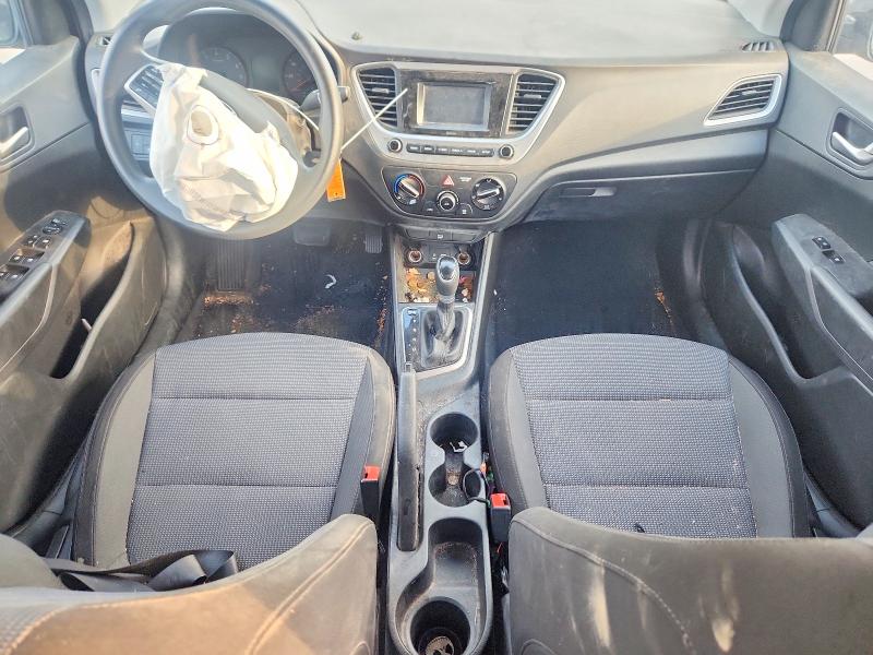 2018 Hyundai Accent VIN 3KPC24A36JE015053 COPART salvage auction — FRONT END, Salvage Title, sold $975 on 2026-07-09 (photo 8)