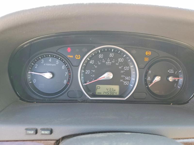 2008 Hyundai Sonata VIN 5NPET46C88H334586 COPART salvage auction — FRONT END, Sc - Cert Of Title-Salvage, sold $625 on 2026-07-06 (photo 9)