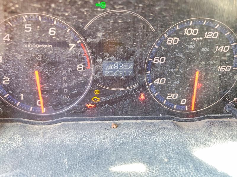 2007 Acura Tsx VIN JH4CL96807C019502 COPART salvage auction — FRONT END, Tx - Nonrepairable Title, sold $175 on 2026-07-02 (photo 9)