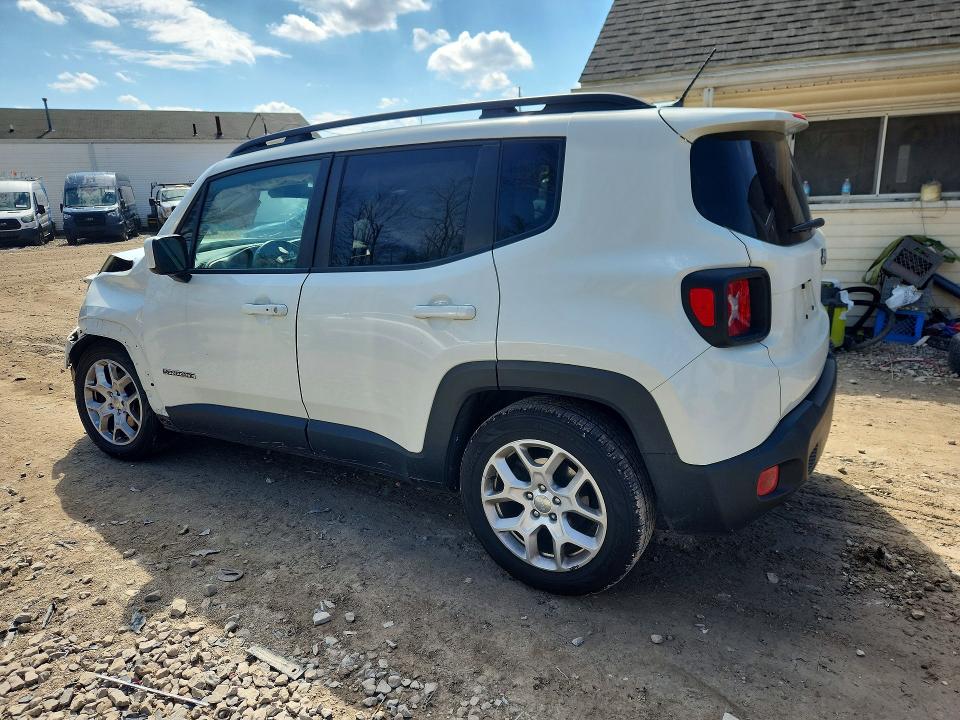 2016 Jeep Renegade VIN ZACCJABT5GPD37582 COPART salvage auction — FRONT END, Oh - Cert Of Title-Salvage, sold $350 on 2026-08-12 (photo 2)