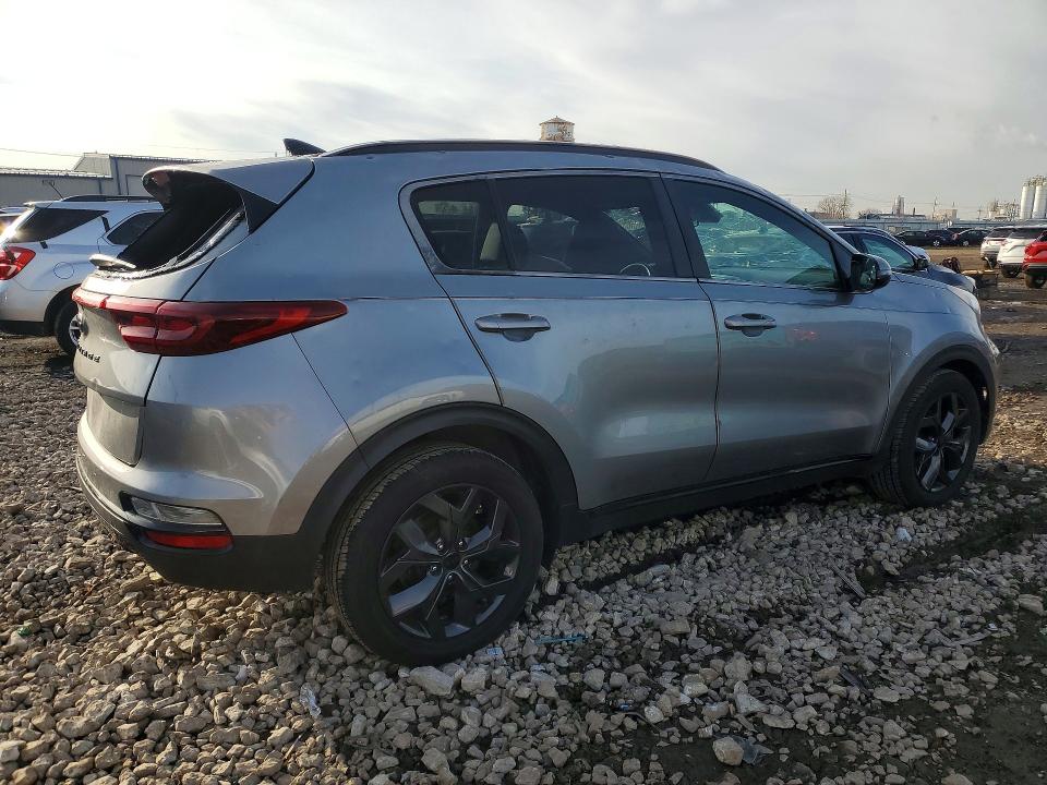 2021 Kia Sportage VIN KNDP63AC3M7866859 COPART salvage auction — HAIL, Il - Salvage Certificate, sold $3,950 on 2026-07-31 (photo 3)