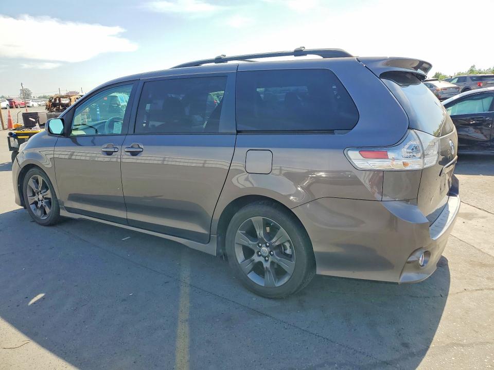 2012 Toyota Sienna VIN 5TDXK3DC7CS221210 COPART salvage auction — FRONT END, Salvage Title, sold $4,650 on 2026-07-16 (photo 2)