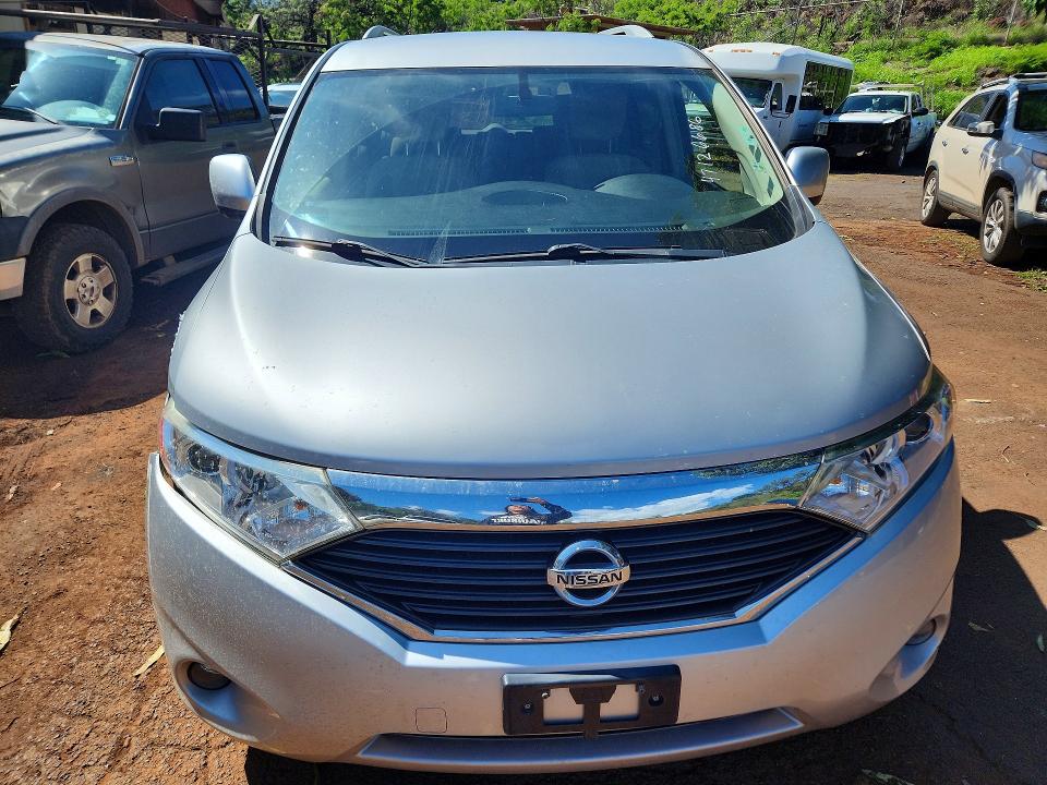 2017 Nissan Quest VIN JN8AE2KP6H9168507 COPART salvage auction — FRONT END, HI - CERTIFICATE OF SALVAGE, sold $1 on 2026-07-20 (photo 5)