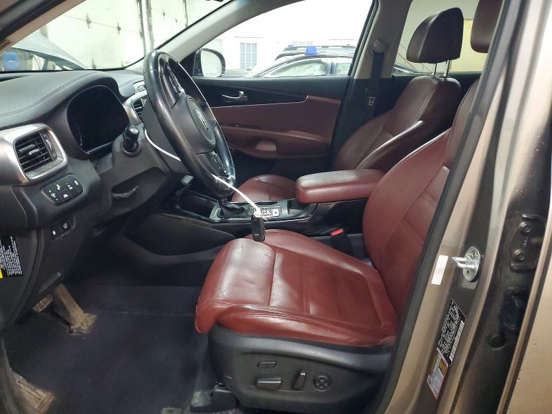 2017 Kia Sorento VIN 5XYPK4A53HG317531 COPART salvage auction — FRONT END, Mi - Certificate Of Title, sold $1,950 on 2026-07-22 (photo 7)