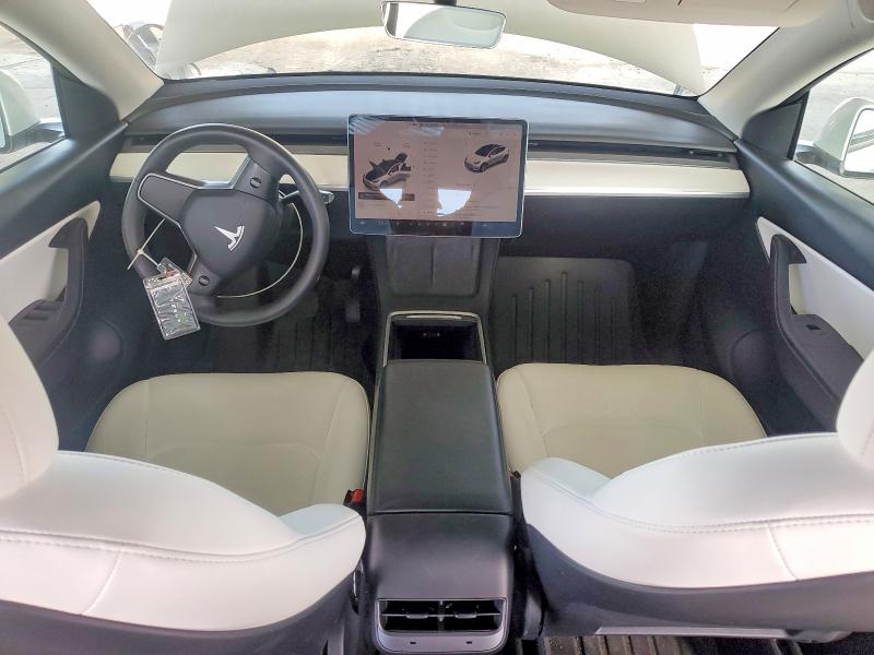 2022 Tesla Model y VIN 7SAYGDEE7NF416133 COPART salvage auction — REAR END, Ca - Salvage Certificate, sold $10,400 on 2026-07-14 (photo 8)