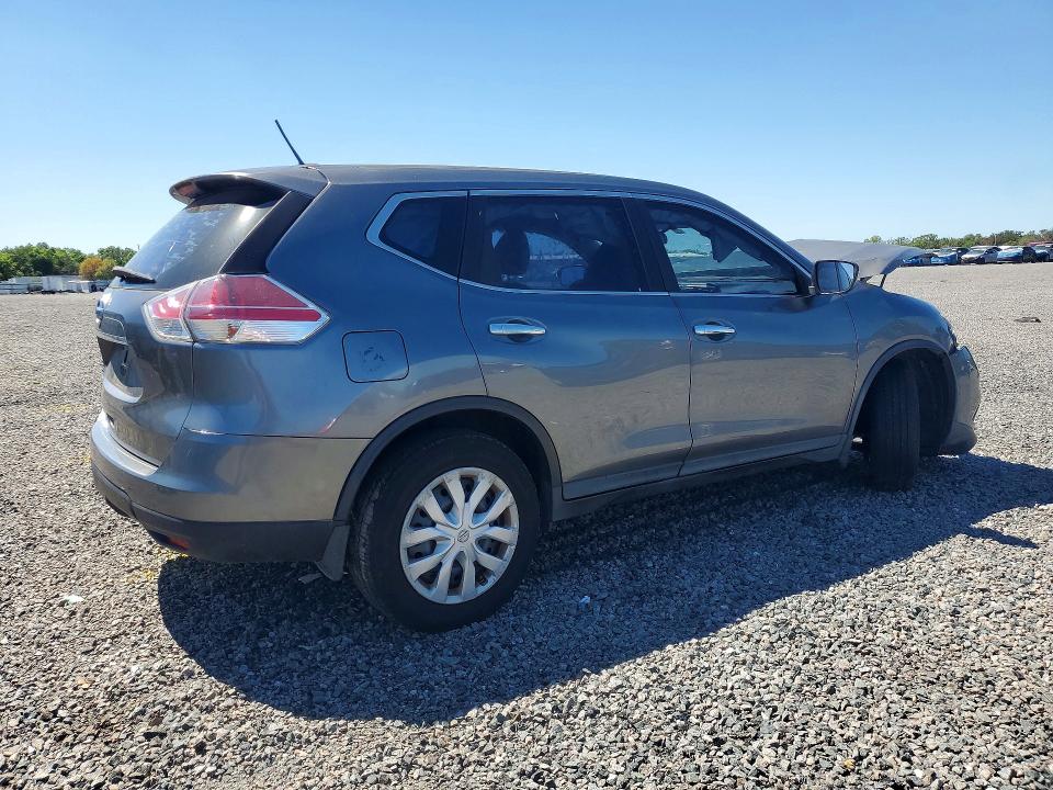 2015 Nissan Rogue VIN KNMAT2MTXFP553766 COPART salvage auction — FRONT END, FL - CERT OF TITLE SLVG REBUILDABLE, sold $375 on 2026-07-24 (photo 3)