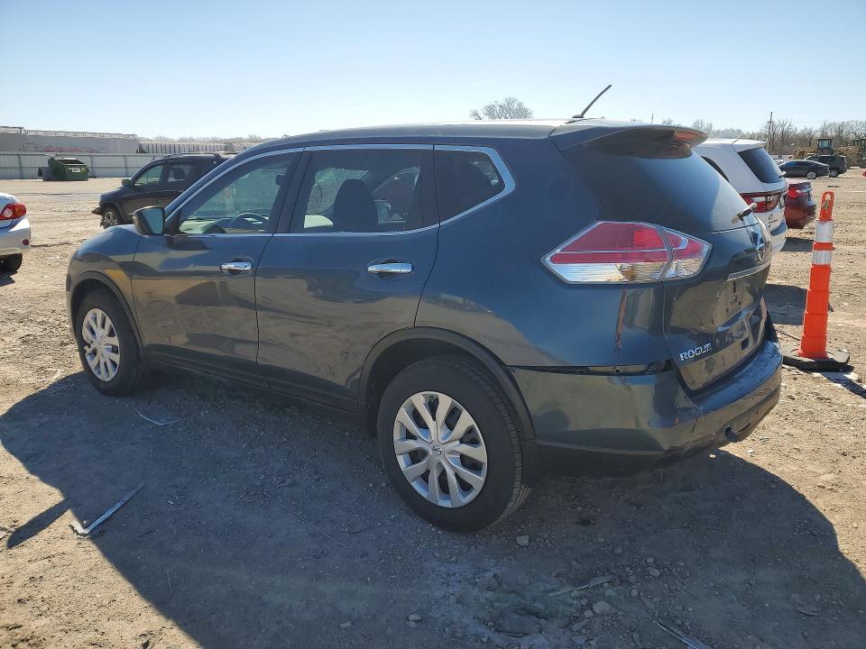 2014 Nissan Rogue VIN 5N1AT2MT2EC837555 COPART salvage auction — REAR END, Id - Salvage Certificate Of Title, sold $1,150 on 2026-07-09 (photo 2)