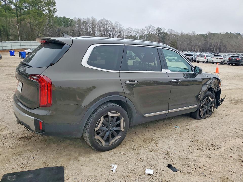 2024 Kia Telluride VIN 5XYP64GC3RG419603 COPART salvage auction — FRONT END, Nc - Salvage Certificate Of Title, sold $400 on 2026-07-10 (photo 3)