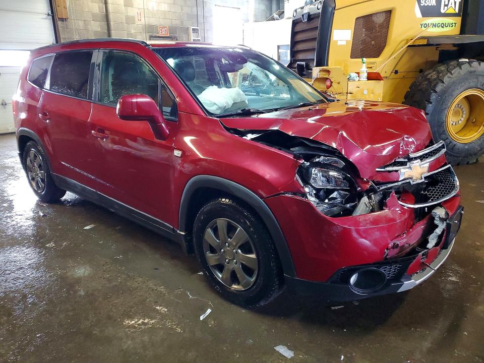 2013 Chevrolet Orlando VIN KL77P2ET2DK029547 COPART salvage auction — FRONT END, ON - PERMIT SALVAGE, sold $100 on 2026-07-14 (photo 4)