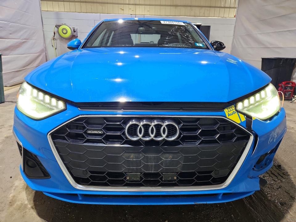2020 Audi A4 VIN WAUENAF4XLN009395 COPART salvage auction — FRONT END, Wv - Salvage Certificate, sold $8,100 on 2026-07-07 (photo 5)