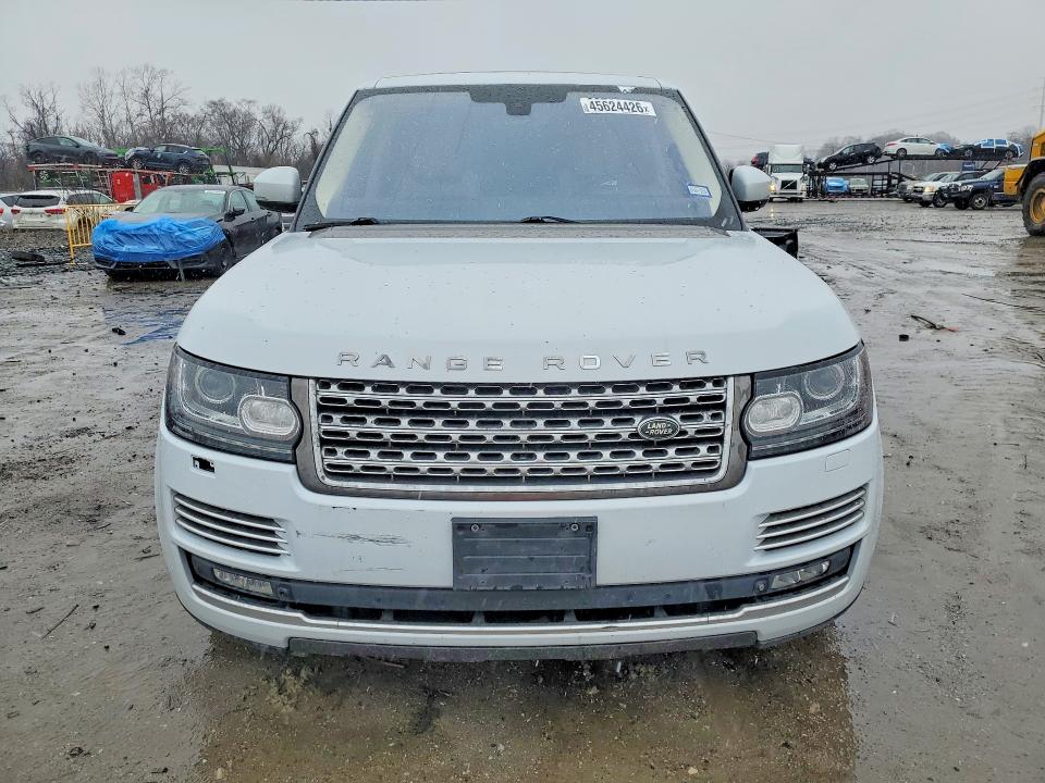 2015 Land rover RANGE ROVER VIN SALGV2TF8FA235382 COPART salvage auction — FRONT END, Va - Certificate Of Title (P), sold $7,200 on 2026-07-03 (photo 5)