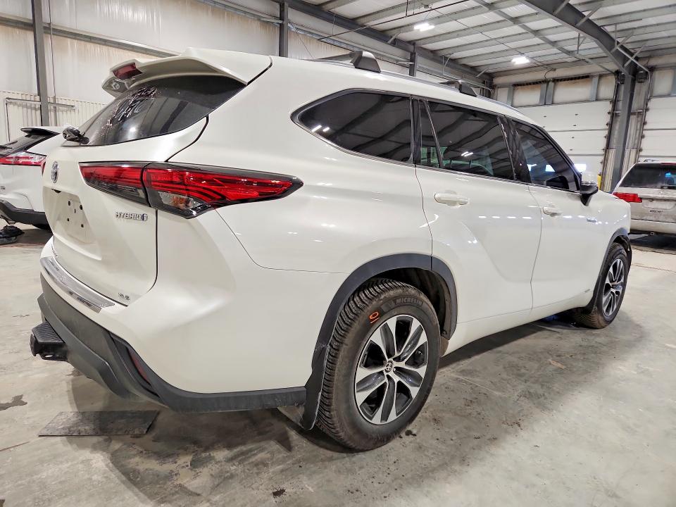 2021 Toyota Highlander VIN 5TDHBRCH3MS527598 COPART salvage auction — FRONT END, Id - Salvage Certificate Of Title, sold $225 on 2026-07-21 (photo 3)
