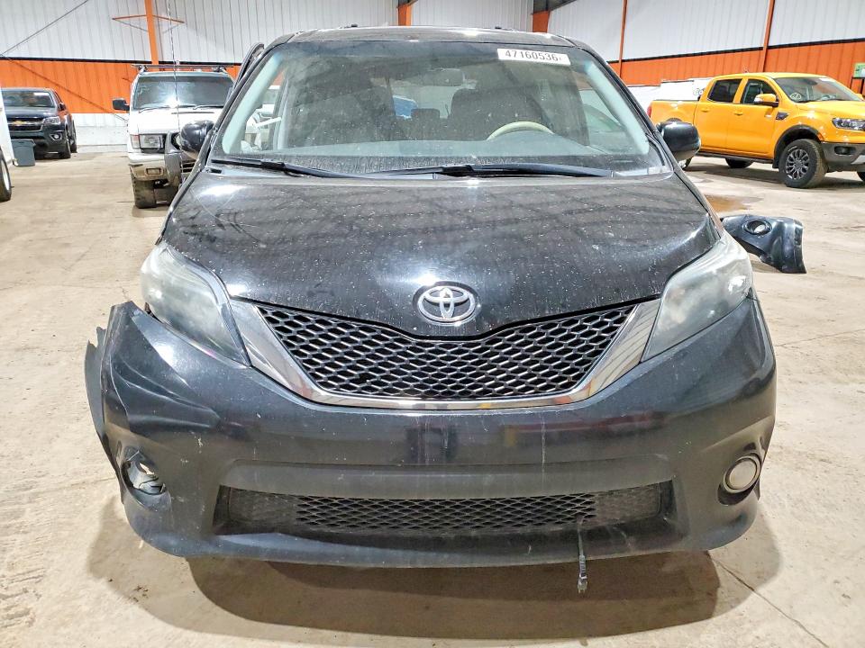 2014 Toyota Sienna VIN 5TDXK3DC3ES489125 COPART salvage auction — FRONT END, Ab - Bos - Salvage, sold $4,250 on 2026-07-07 (photo 5)