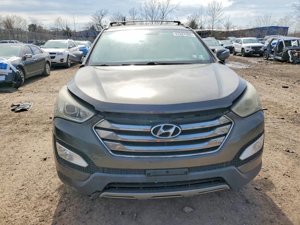2013 Hyundai Santa fe VIN 5XYZUDLB8DG099585 COPART salvage auction — FRONT END, Pa - Certificate Of Salvage, sold $1,500 on 2026-07-06 (photo 5)