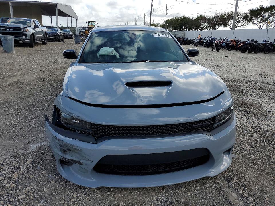 2022 Dodge Charger VIN 2C3CDXCT0NH193113 COPART salvage auction — FRONT END, Salvage Title, sold $5,800 on 2026-08-05 (photo 5)