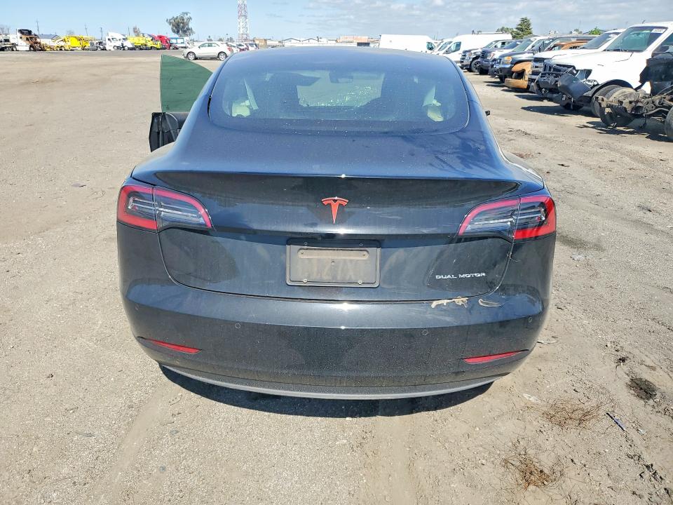 2021 Tesla Model 3 VIN 5YJ3E1EBXMF980200 COPART salvage auction — FRONT END, Ca - Salvage Certificate, sold $225 on 2026-07-24 (photo 6)