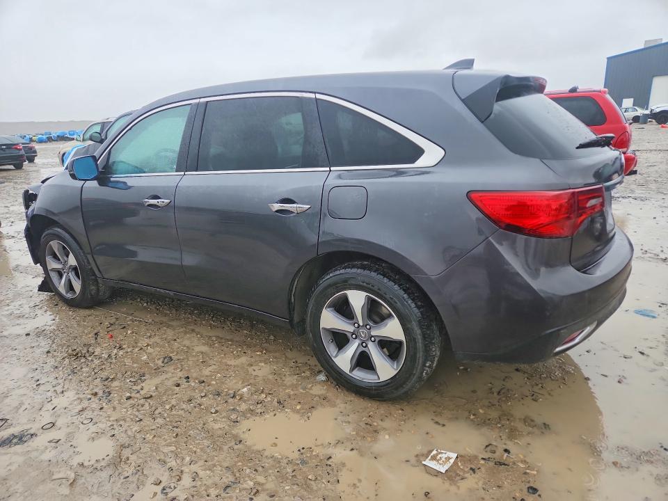 2014 Acura Mdx VIN 5FRYD4H26EB003092 COPART salvage auction — FRONT END, Ut - Salvage Certificate, sold $875 on 2026-07-02 (photo 2)