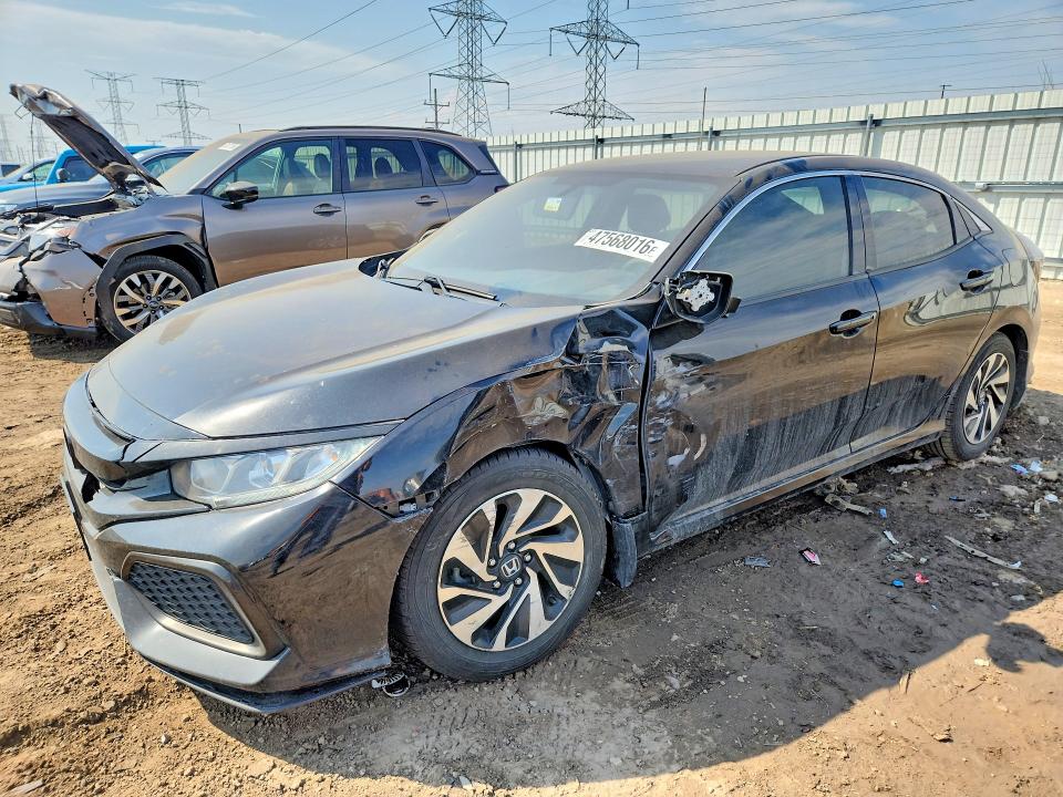 2017 Honda Civic VIN SHHFK7H28HU221151 COPART salvage auction — SIDE, Il - Salvage Certificate, sold $4,650 on 2026-07-14 (photo 1)