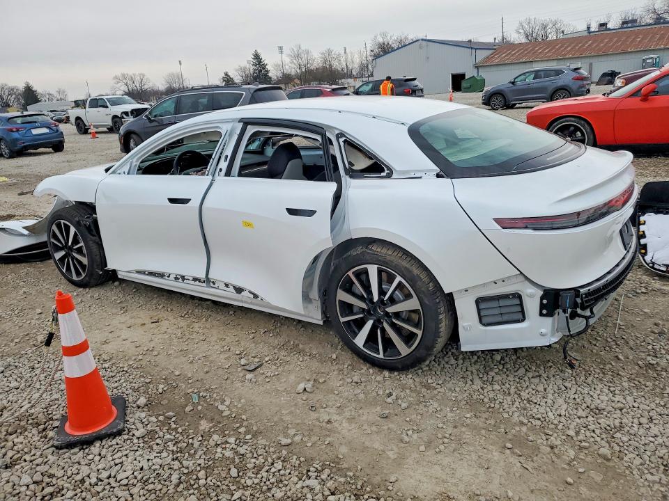 2026 Lucid Air VIN 50EA1TEA2TA041132 COPART salvage auction — FRONT END, Salvage Title, sold $7,400 on 2026-08-21 (photo 2)