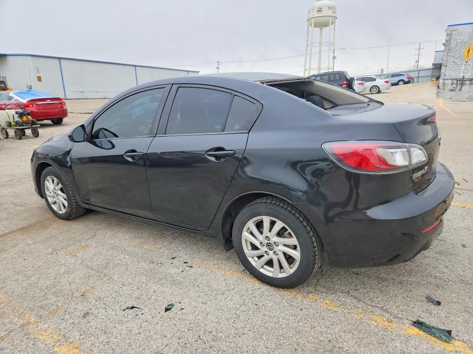 2013 Mazda VIN JM1BL1V77D1821883 COPART salvage auction — HAIL, IL - SALVAGE CERTIFICATE, sold $400 on 2026-07-03 (photo 2)