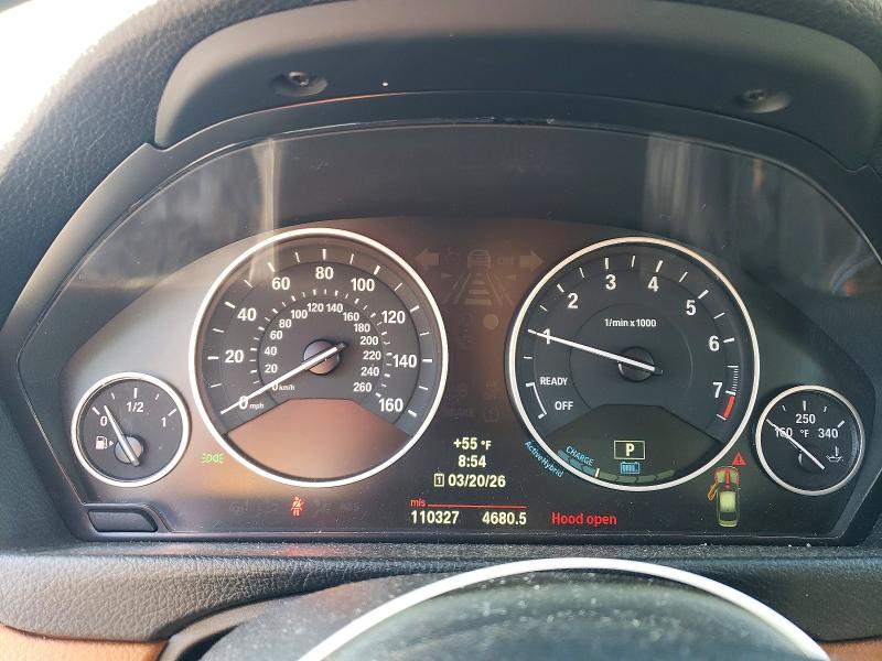 2013 Bmw motorrad Activehybrid 3 VIN WBA3F9C56DF484327 COPART salvage auction — FRONT END, NC - SALVAGE CERTIFICATE OF TITLE, sold $2,200 on 2026-09-15 (photo 9)