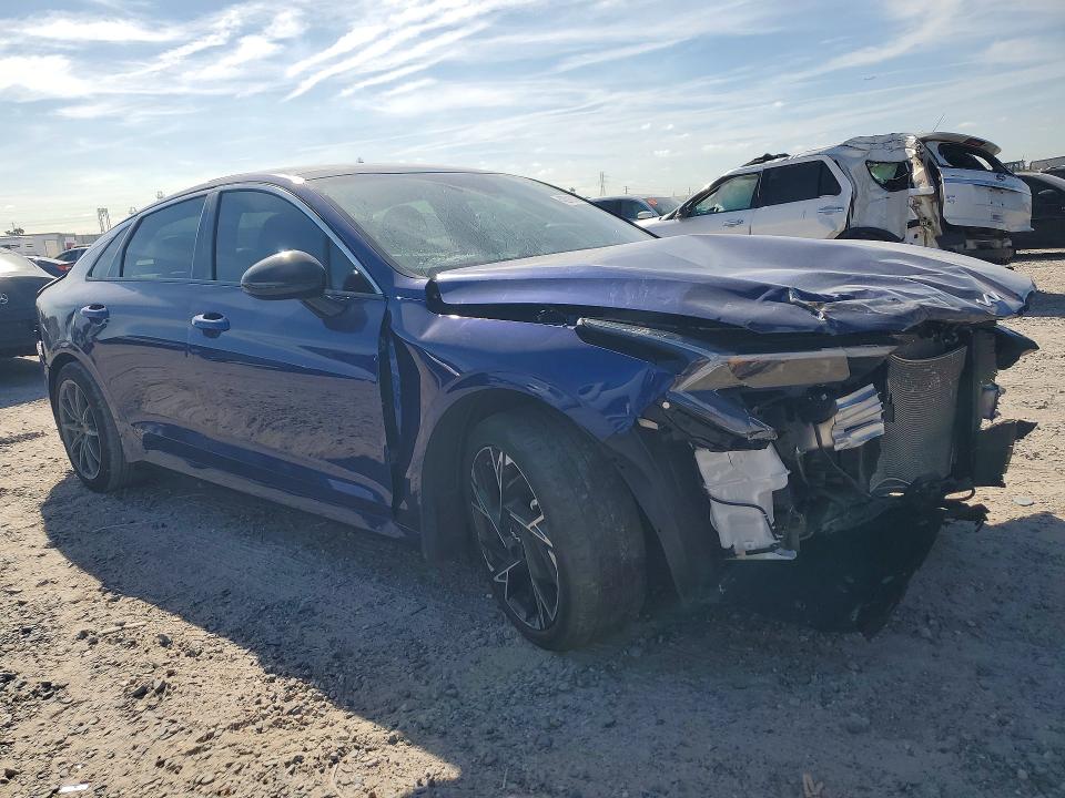 2025 Kia K5 VIN KNAG64J78S5296727 COPART salvage auction — FRONT END, Tx - Salvage Vehicle Title, sold $4,400 on 2026-07-28 (photo 4)