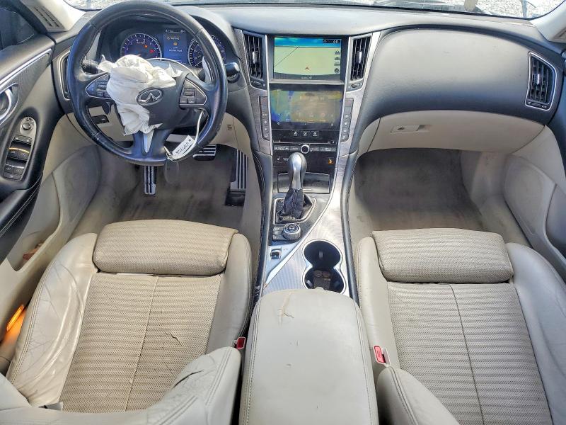 2014 Infiniti VIN JN1BV7APXEM690664 COPART salvage auction — FRONT END, Tx - Salvage Vehicle Title, sold $2,000 on 2026-07-13 (photo 8)