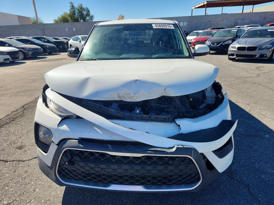 2022 Kia Soul VIN KNDJ23AU4N7157658 COPART salvage auction — FRONT END, Nv - Salvage Title, sold $2,150 on 2026-07-06 (photo 5)