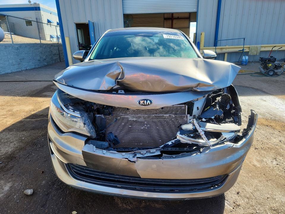 2018 Kia Optima VIN 5XXGU4L30JG215202 COPART salvage auction — FRONT END, NM - CERT OF TITLE-SALVAGE, sold $325 on 2026-07-23 (photo 5)