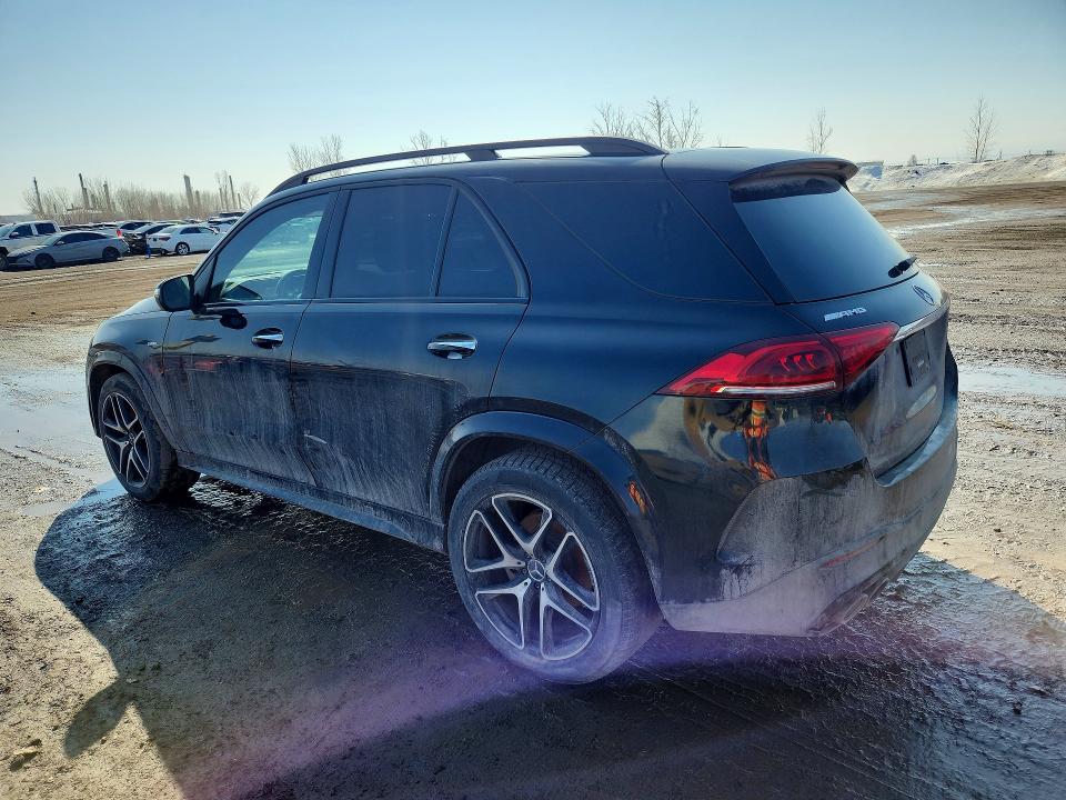 2021 Mercedes-benz Gle VIN 4JGFB6BB7MA438810 COPART salvage auction — SIDE, Salvage Title, sold $10,300 on 2026-08-11 (photo 2)