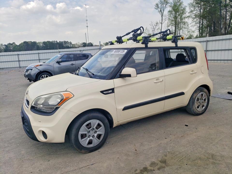 2013 Kia Soul VIN KNDJT2A59D7552658 COPART salvage auction — VANDALISM, Nc - Salvage Certificate Of Title, sold $525 on 2026-07-28 (photo 1)