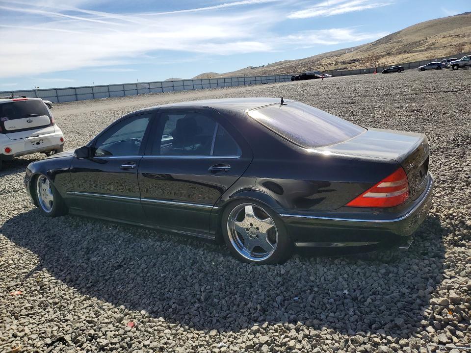 2002 Mercedes-benz S class VIN WDBNG73J02A250526 COPART salvage auction — FRONT END, CA - CERTIFICATE OF TITLE, sold $400 on 2026-07-16 (photo 2)