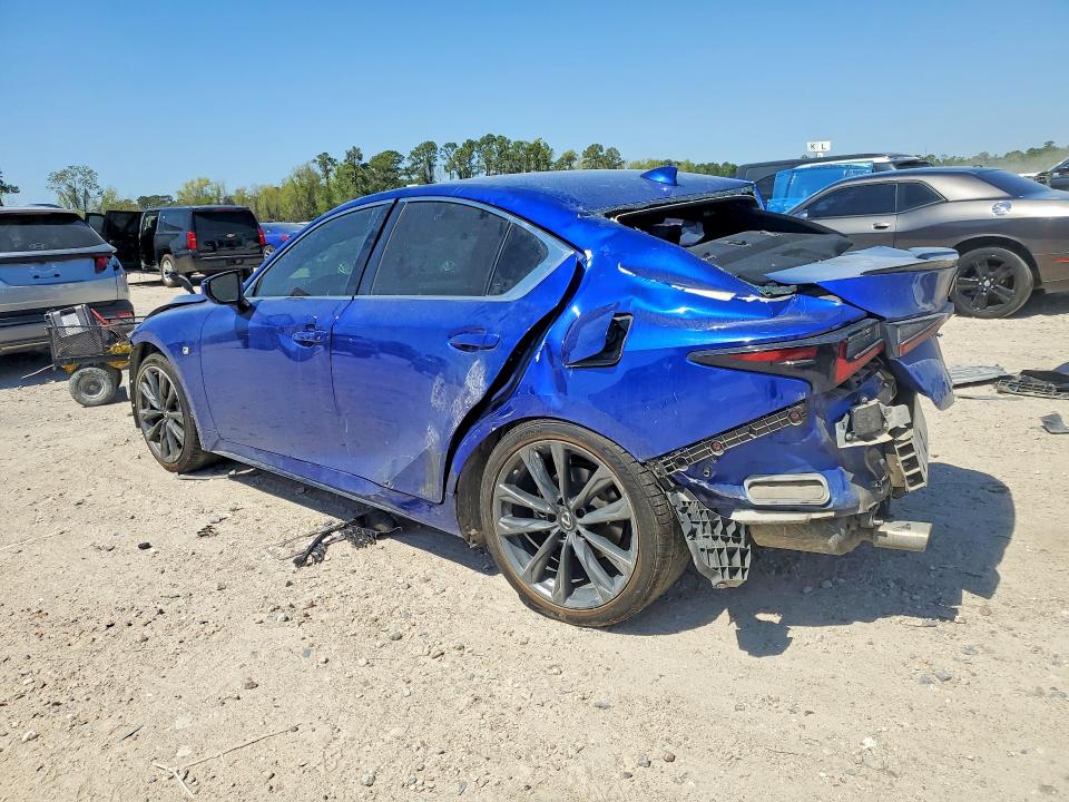 2022 Lexus Is VIN JTHGZ1B29N5048999 COPART salvage auction — ALL OVER, Tx - Salvage Vehicle Title, sold $2,050 on 2026-07-31 (photo 2)