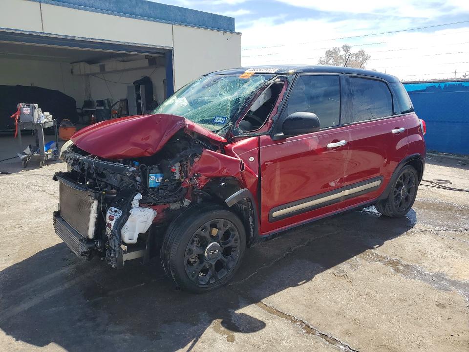 2016 Fiat 500 VIN ZFBCFADH4GZ037434 COPART salvage auction — FRONT END, Tx - Certificate Of Title, sold $600 on 2026-07-24 (photo 1)