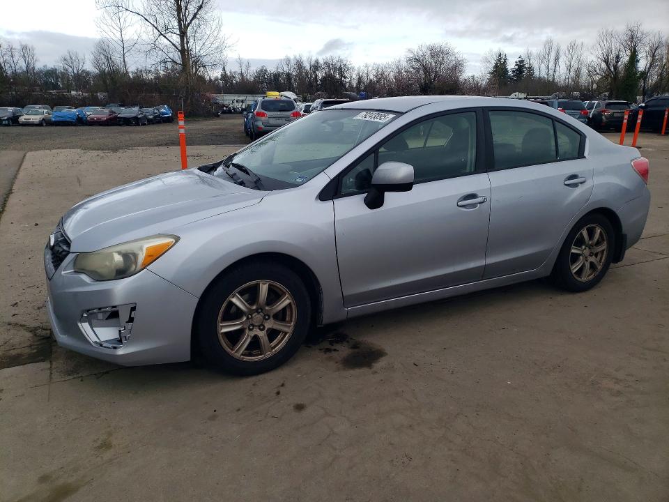 2012 Subaru Impreza VIN JF1GJAC6XCH014985 COPART salvage auction — FRONT END, Or - Lien Papers Salvage, sold $375 on 2026-07-27 (photo 1)