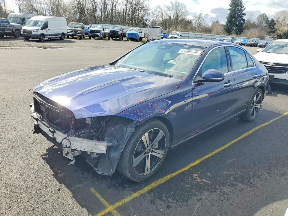 2024 Mercedes-benz C-klasse VIN W1KAF4HB6RR166084 COPART salvage auction — FRONT END, Or - Lien Papers Salvage, sold $875 on 2026-07-20 (photo 1)
