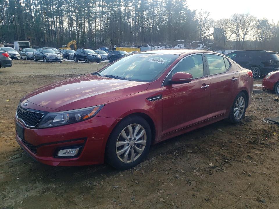 2014 Kia Optima VIN 5XXGN4A70EG347806 COPART salvage auction — MINOR DENT/SCRATCHES, Ma - Certificate Of Title, sold $850 on 2026-07-06 (photo 1)