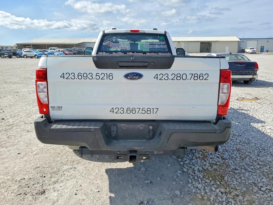 2022 Ford F-250 super duty VIN 1FTBF2A64NEG43421 COPART salvage auction — FRONT END, Salvage Title, sold $7,300 on 2026-09-01 (photo 6)