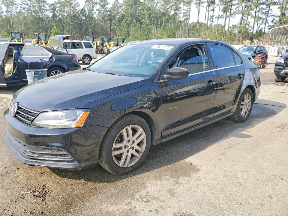 2017 Volkswagen Jetta VIN 3VW2B7AJ2HM211709 COPART salvage auction — REAR END, Sc - Cert Of Title-Salvage, sold $825 on 2026-08-24 (photo 1)
