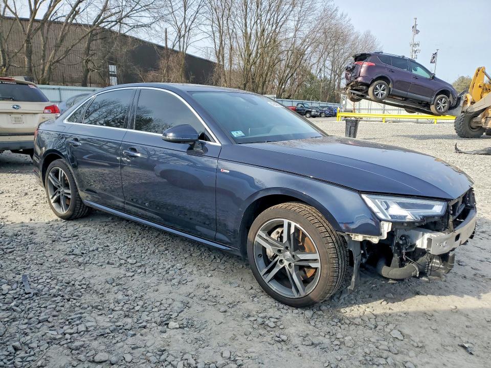 2018 Audi A4 VIN WAUENAF40JA048419 COPART salvage auction — FRONT END, Id - Salvage Certificate Of Title, sold $6,700 on 2026-07-06 (photo 4)