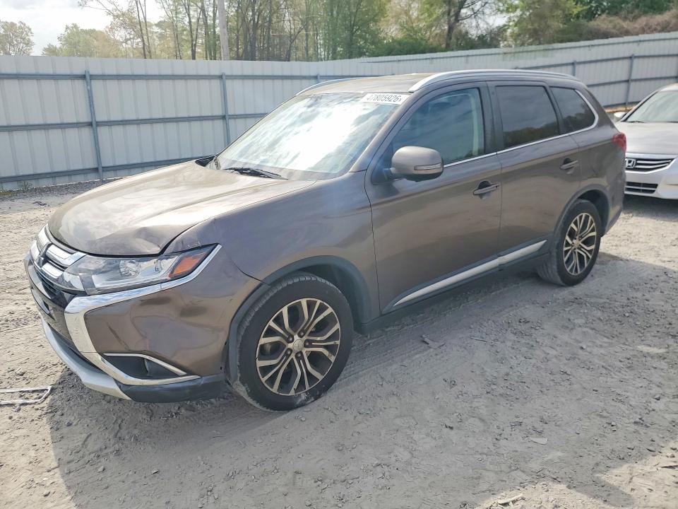 2018 Mitsubishi Outlander VIN JA4AD3A3XJZ013655 COPART salvage auction — FRONT END, Nc - Salvage Certificate Of Title, sold $275 on 2026-07-29 (photo 1)