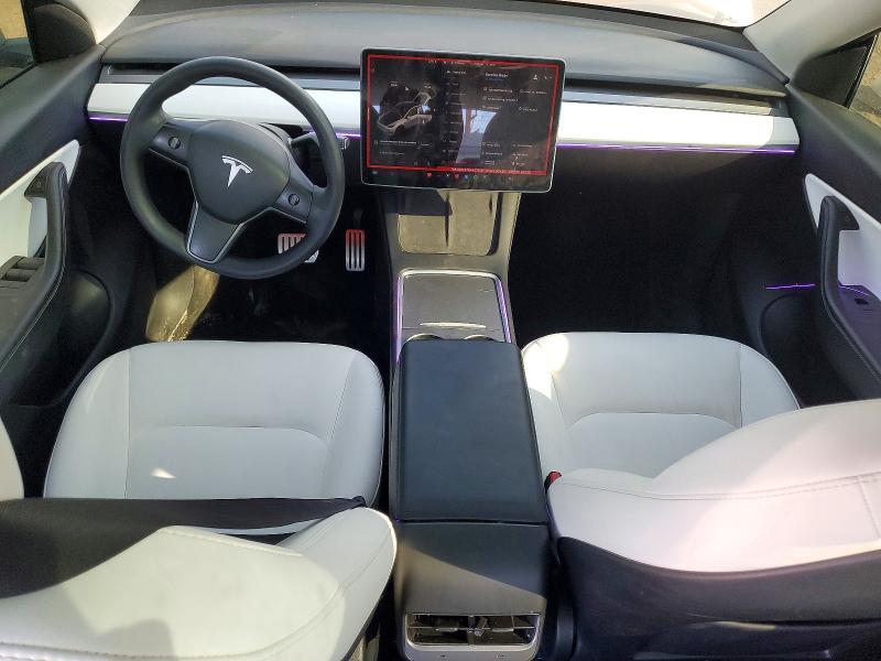 2022 Tesla Model y VIN 7SAYGDEF7NF407358 COPART salvage auction — FRONT END, Il - Salvage Certificate, sold $10,700 on 2026-07-07 (photo 8)