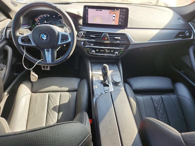 2021 BMW 5 series VIN WBA53BH0XMWX24811 COPART salvage auction — REAR END, Id - Salvage Certificate Of Title, sold $19,700 on 2026-07-10 (photo 8)