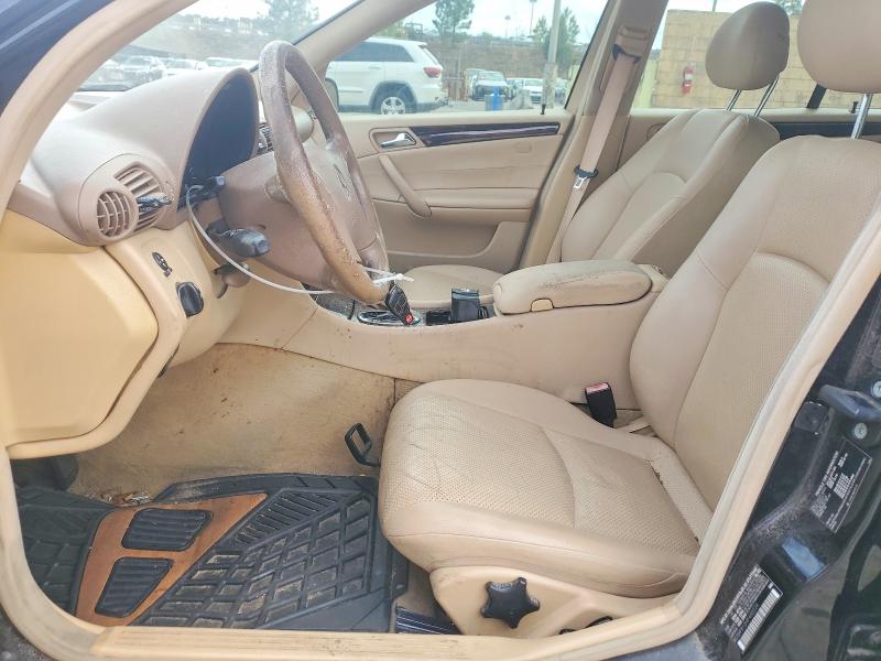 2004 Mercedes-benz C class VIN WDBRF81J54F450224 COPART salvage auction — FRONT END, SC - CERT OF TITLE-SALVAGE, sold $325 on 2026-07-24 (photo 7)